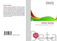 Portada del libro de Walter Koenig