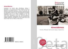Portada del libro de Ainesidemos
