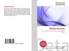 Portada del libro de Walter Koerner