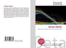 Couverture de Walter Köhler