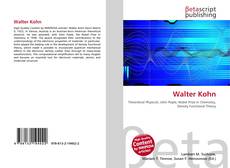 Couverture de Walter Kohn