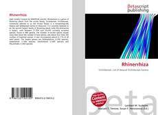 Couverture de Rhinerrhiza