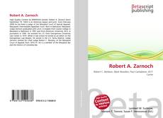 Portada del libro de Robert A. Zarnoch