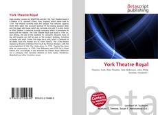 Portada del libro de York Theatre Royal