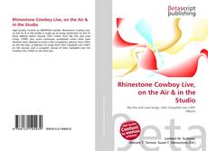Portada del libro de Rhinestone Cowboy Live, on the Air & in the Studio