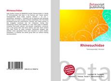 Capa do livro de Rhinesuchidae 