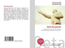 Capa do livro de Aino Kuusinen 