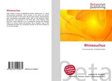 Capa do livro de Rhinesuchus 