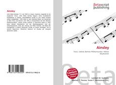 Portada del libro de Ainsley