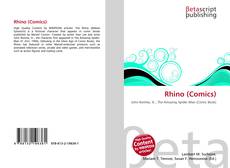 Copertina di Rhino (Comics)