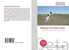 Pakistan A Cricket Team的封面