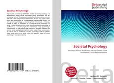 Societal Psychology的封面