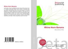 Couverture de Rhino Horn Banana