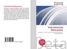 Copertina di York University Observatory