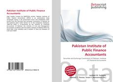 Bookcover of Pakistan Institute of Public Finance Accountants
