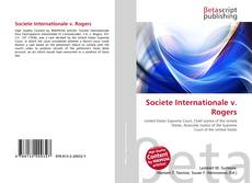 Portada del libro de Societe Internationale v. Rogers