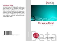 Couverture de Rhinoceros (Song)
