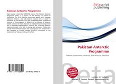 Copertina di Pakistan Antarctic Programme