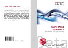 Copertina di Prairie Music Department