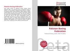Copertina di Pakistan Boxing Federation