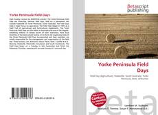 Capa do livro de Yorke Peninsula Field Days 