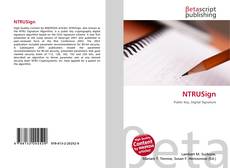 Bookcover of NTRUSign