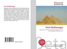Portada del libro de Paul Ghalioungui