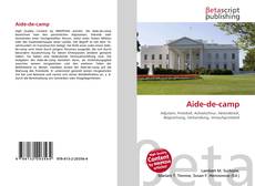 Capa do livro de Aide-de-camp 