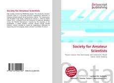 Capa do livro de Society for Amateur Scientists 