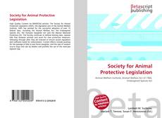 Capa do livro de Society for Animal Protective Legislation 