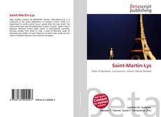 Capa do livro de Saint-Martin-Lys 