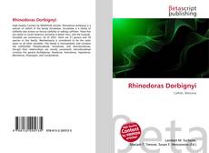 Copertina di Rhinodoras Dorbignyi