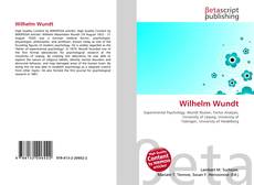 Buchcover von Wilhelm Wundt