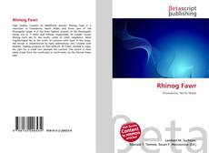 Portada del libro de Rhinog Fawr