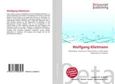Portada del libro de Wolfgang Klietmann
