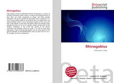 Portada del libro de Rhinogobius