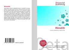 Portada del libro de Rhinolith