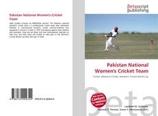 Buchcover von Pakistan National Women's Cricket Team