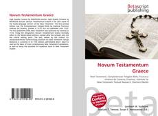 Buchcover von Novum Testamentum Graece