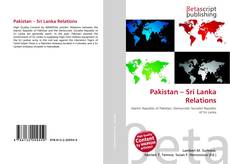 Buchcover von Pakistan – Sri Lanka Relations
