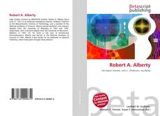 Robert A. Alberty kitap kapağı