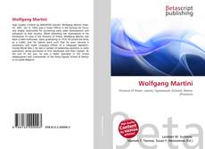 Buchcover von Wolfgang Martini