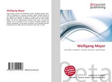 Buchcover von Wolfgang Meyer