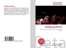 Copertina di Wolfgang Bötsch