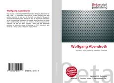 Couverture de Wolfgang Abendroth