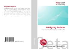 Couverture de Wolfgang Ambros