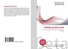 Buchcover von Wolfgang Behrendt