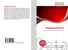 Couverture de Wolfgang Dietrich