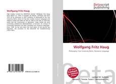 Couverture de Wolfgang Fritz Haug