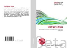 Couverture de Wolfgang Haas